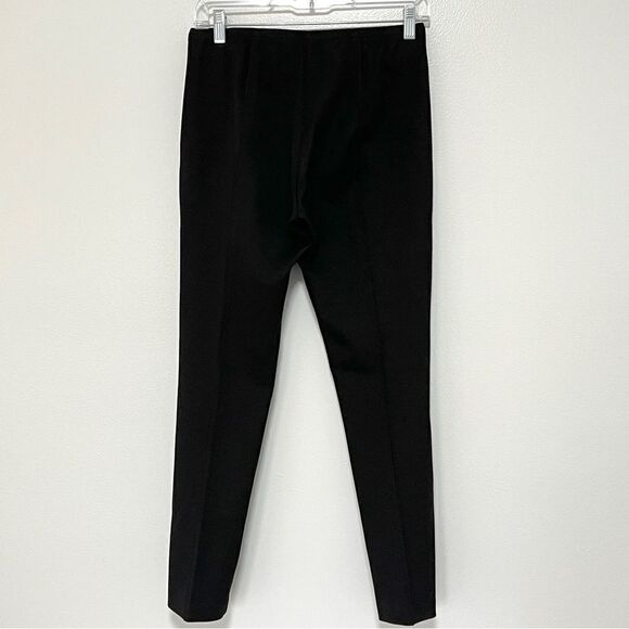 Rag & Bone Polly black side zip ankle pants size 4 Pin-tucked Center Seams - Picture 10 of 16